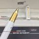 Perfect Replica Montblanc Gold Clip White M Marc Rollerball Pen (7)_th.jpg